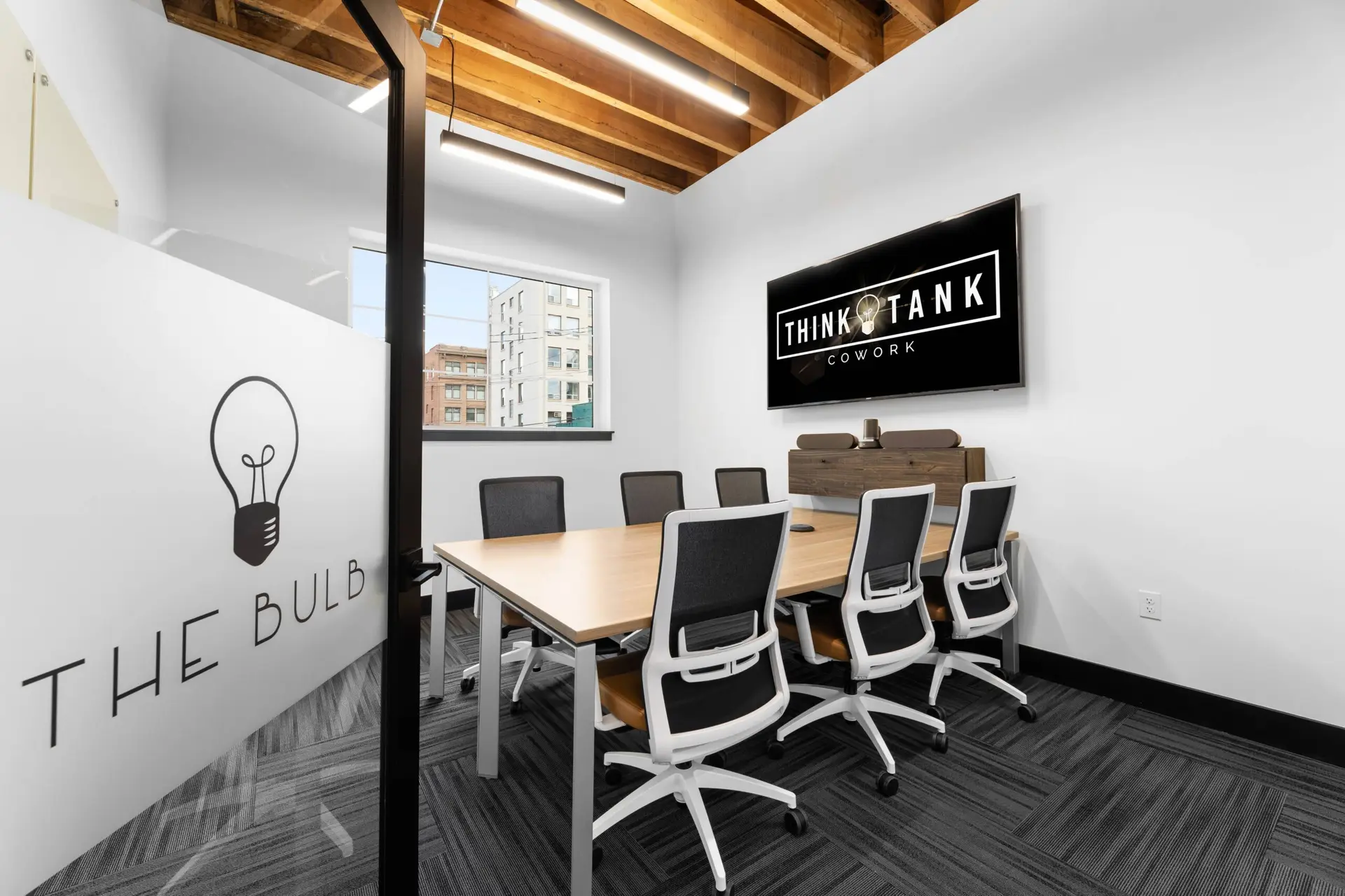 Conference room rental at Think Tank Cowork Everett WA